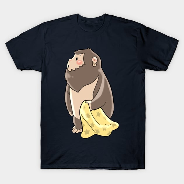 Monkey blanket T-Shirt by 	 FatharaniYasmin